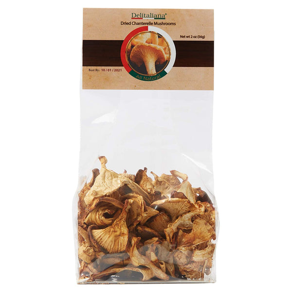 Dried Chanterelle Mushrooms 2 Ounce