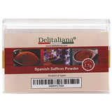 Delitaliana Spanish Saffron Powder 1.5-Gram Box Category I Superior Quality, 15 x 0.100-Gram Tubes